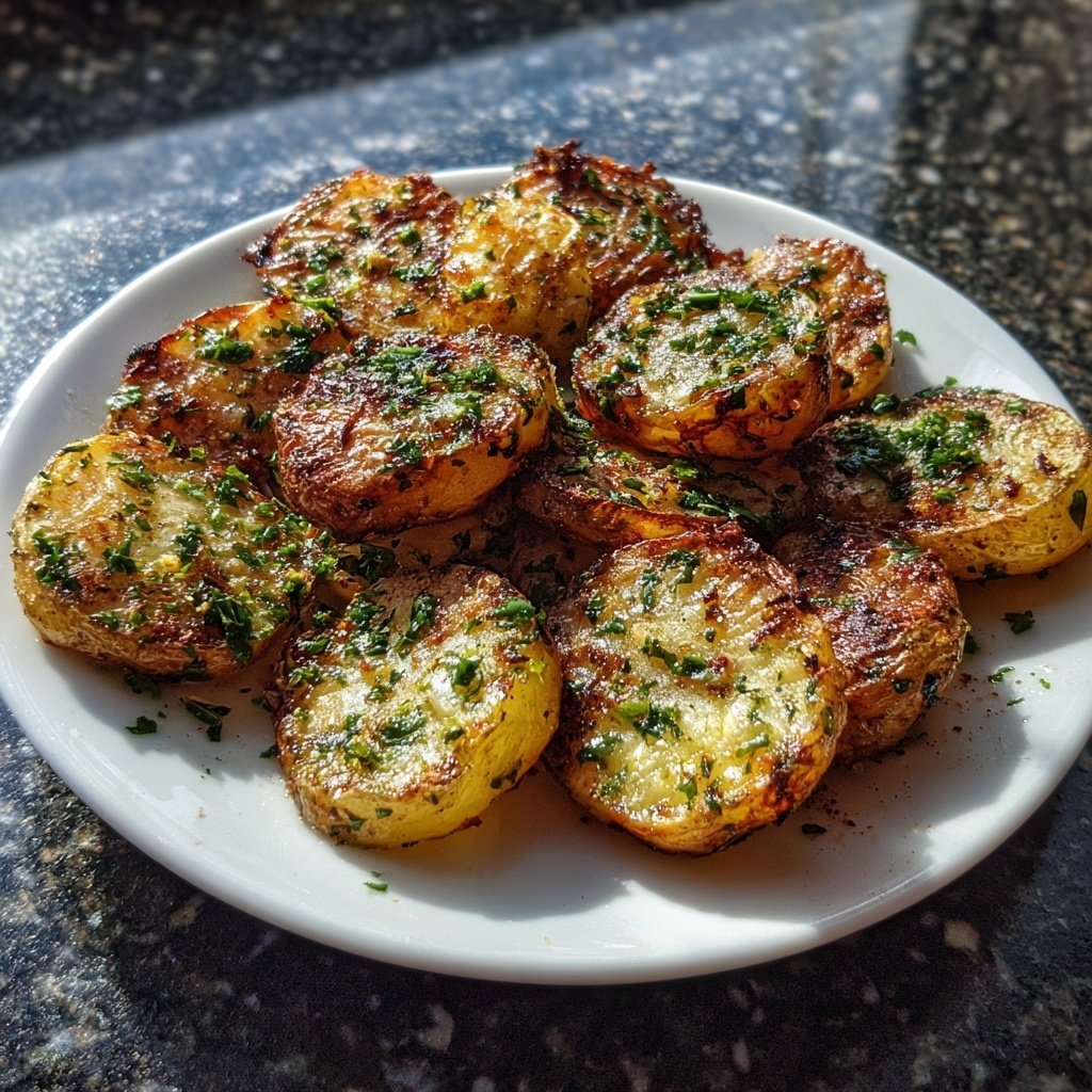 Grillkartoffeln Mit Knoblauch Und Kräutern