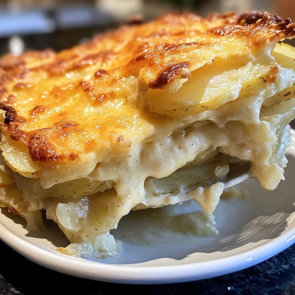 Kartoffelgratin mit Sahne