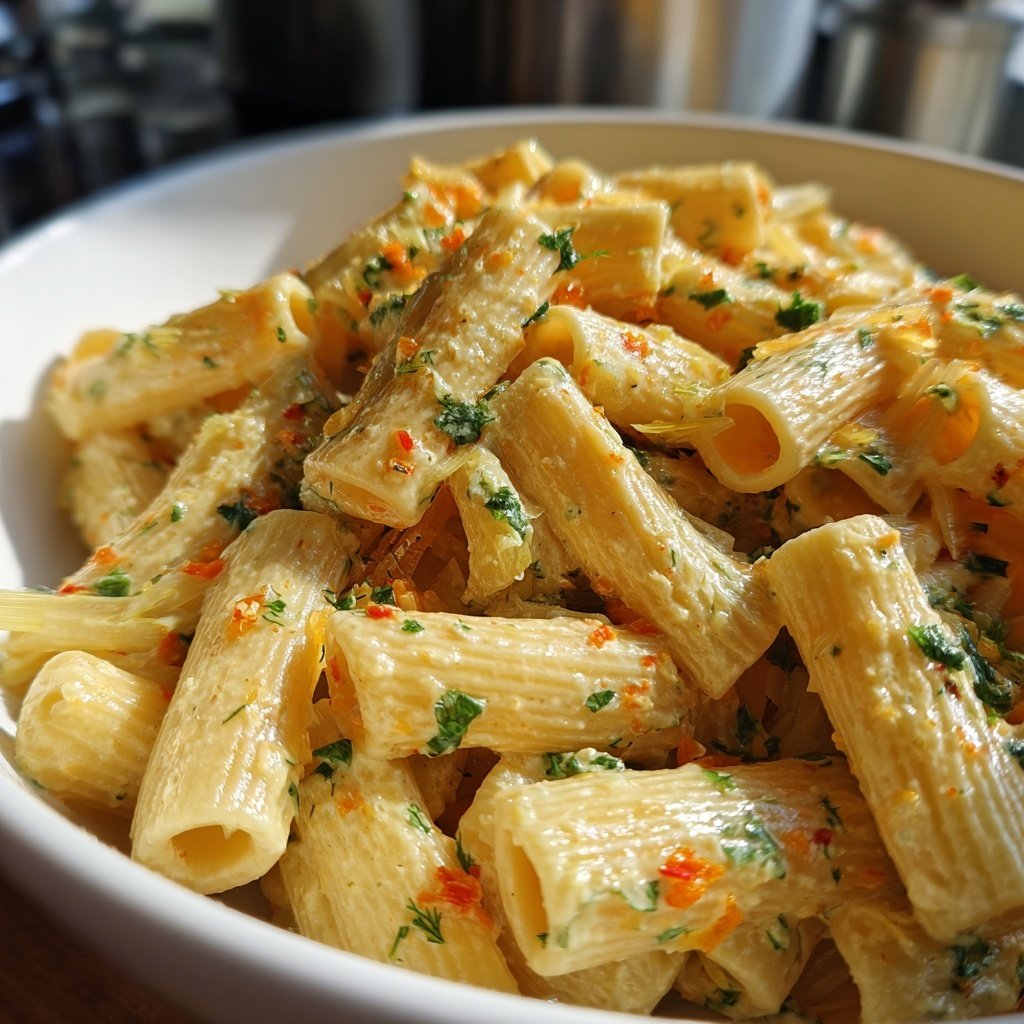 Rigatoni mit Fenchel und Orange