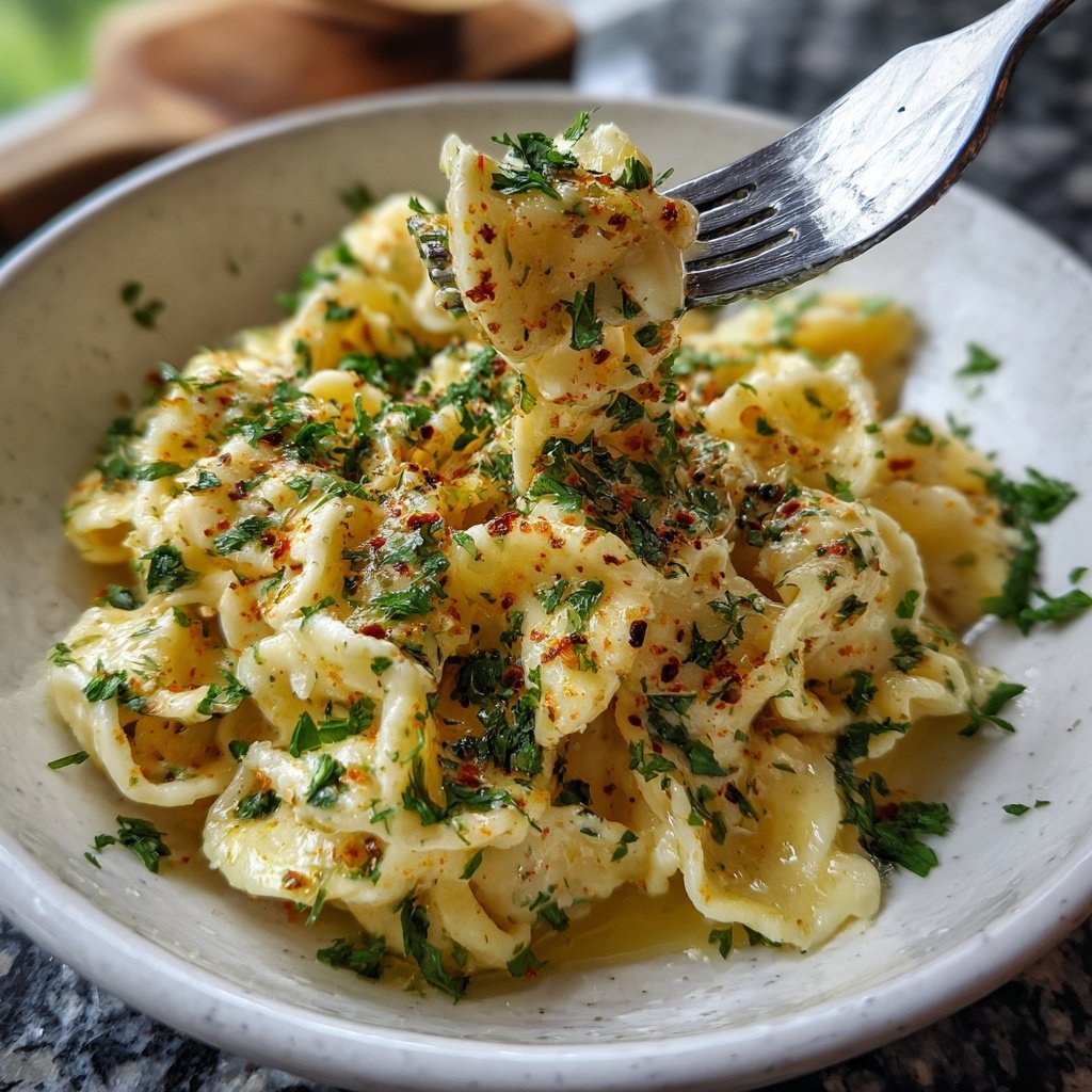 Schnell & Einfach 15-Minuten Knoblauchpasta