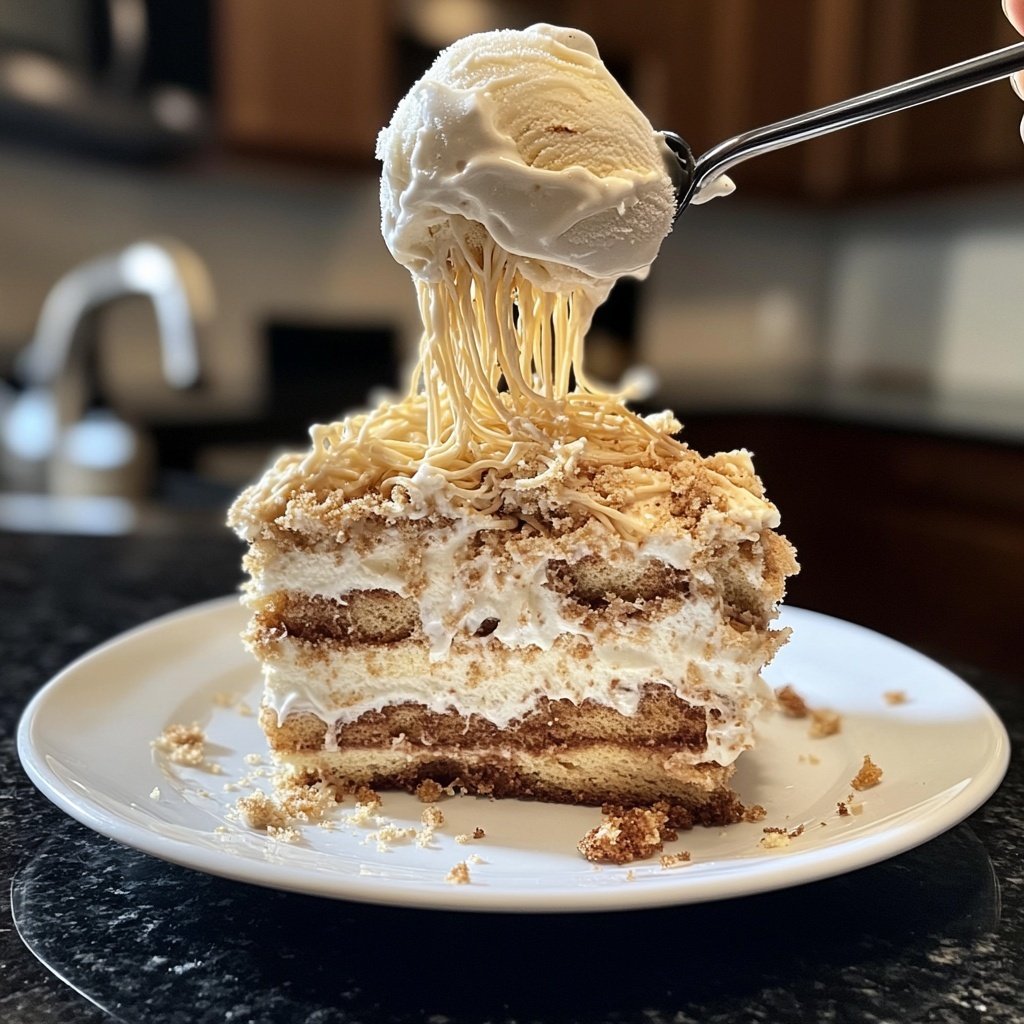 Spaghettieis-Tiramisu