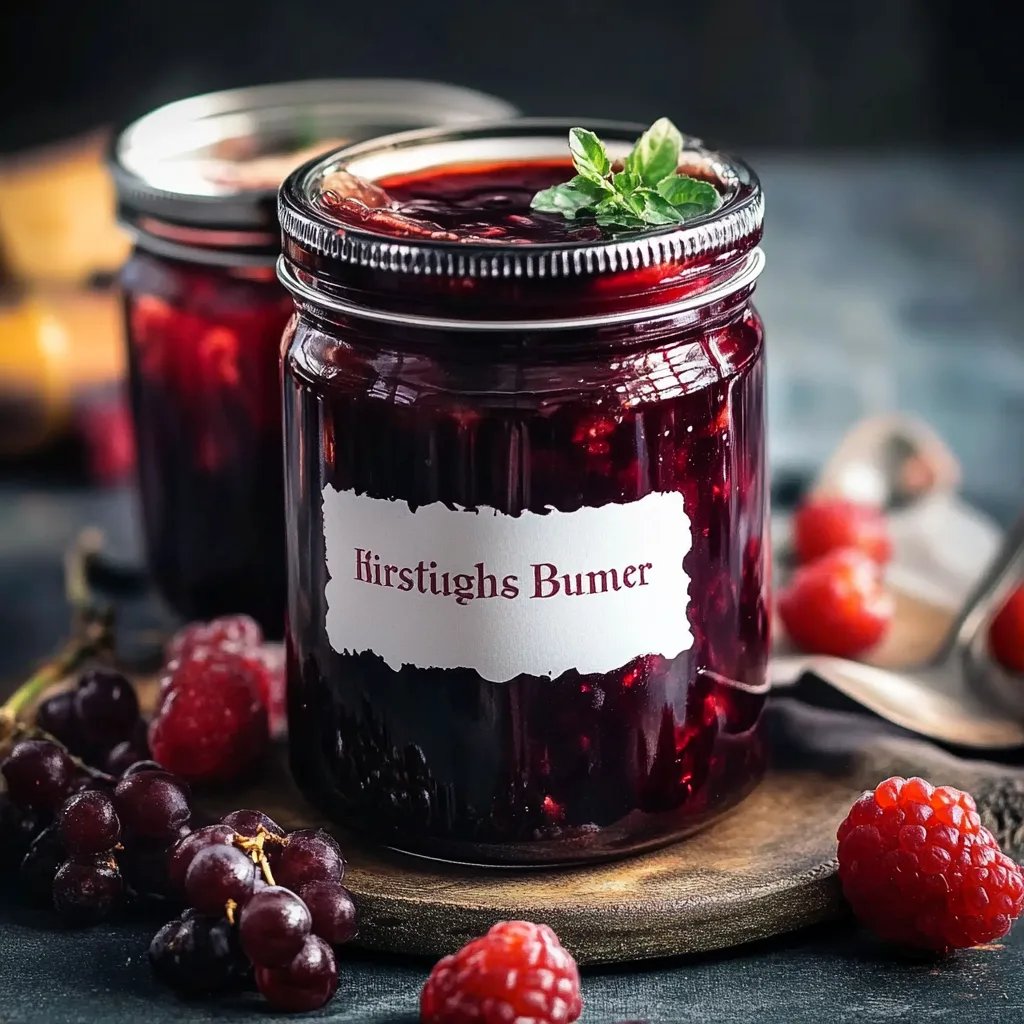 Wilde Beeren Marmelade mit Lillet