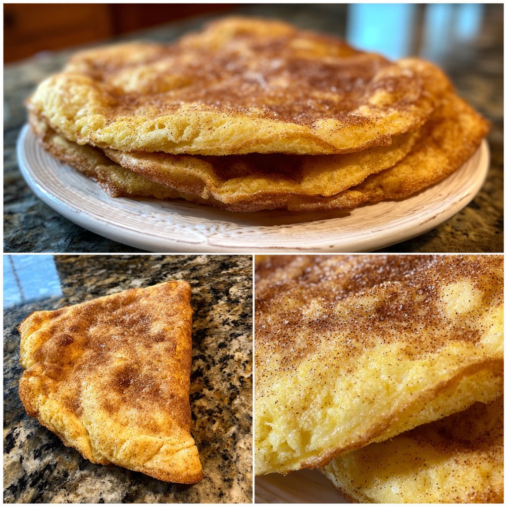 Pfannkuchen mit Zimt und Zucker