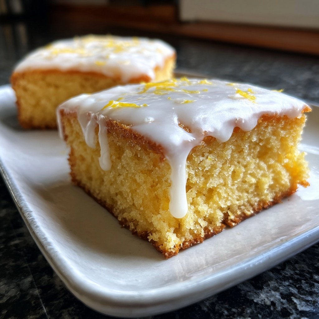 Zitronenkuchen mit Joghurt