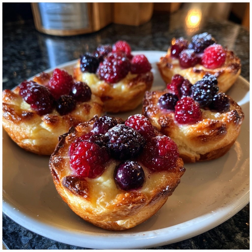 Mini-Törtchen mit Beeren