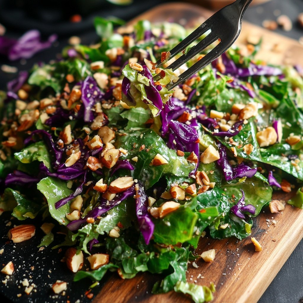 Vegetarischer Grünkohl-Salat