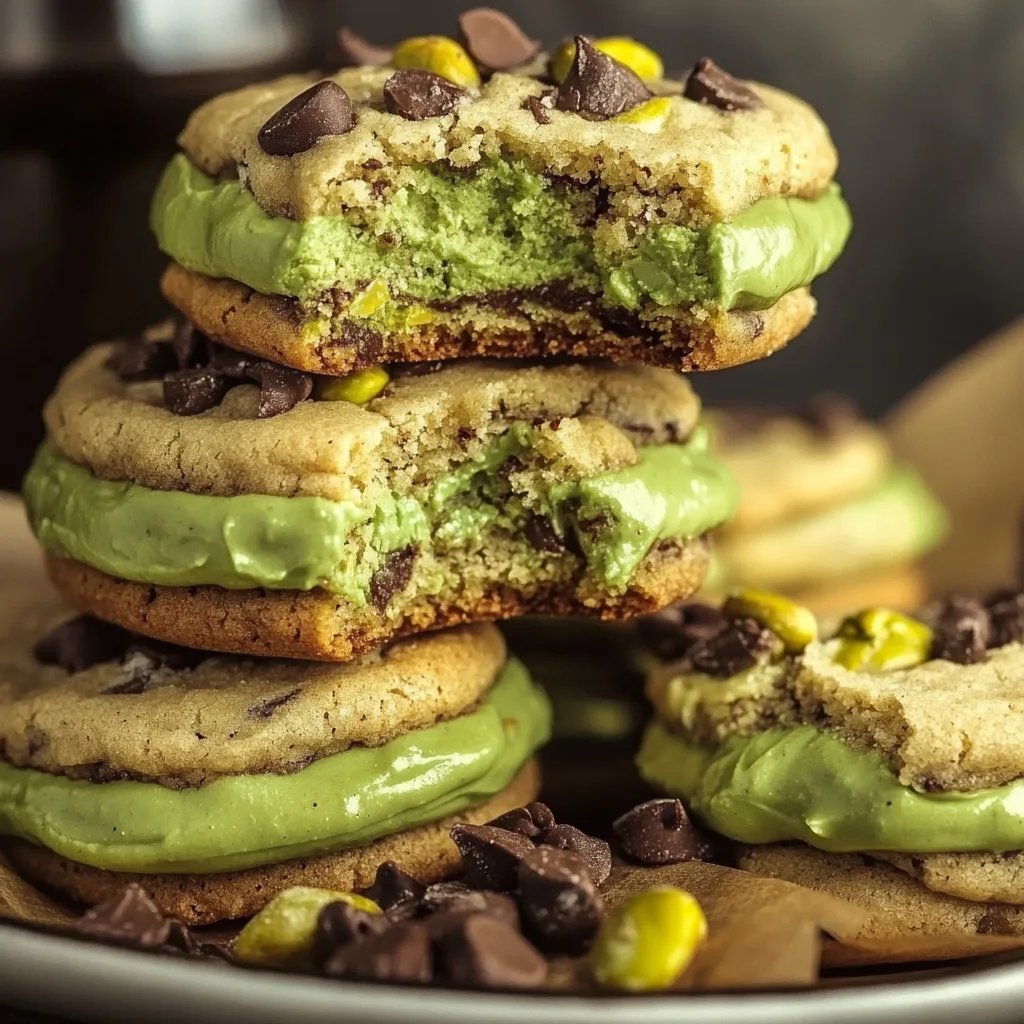 Pistaziencreme-Plätzchen