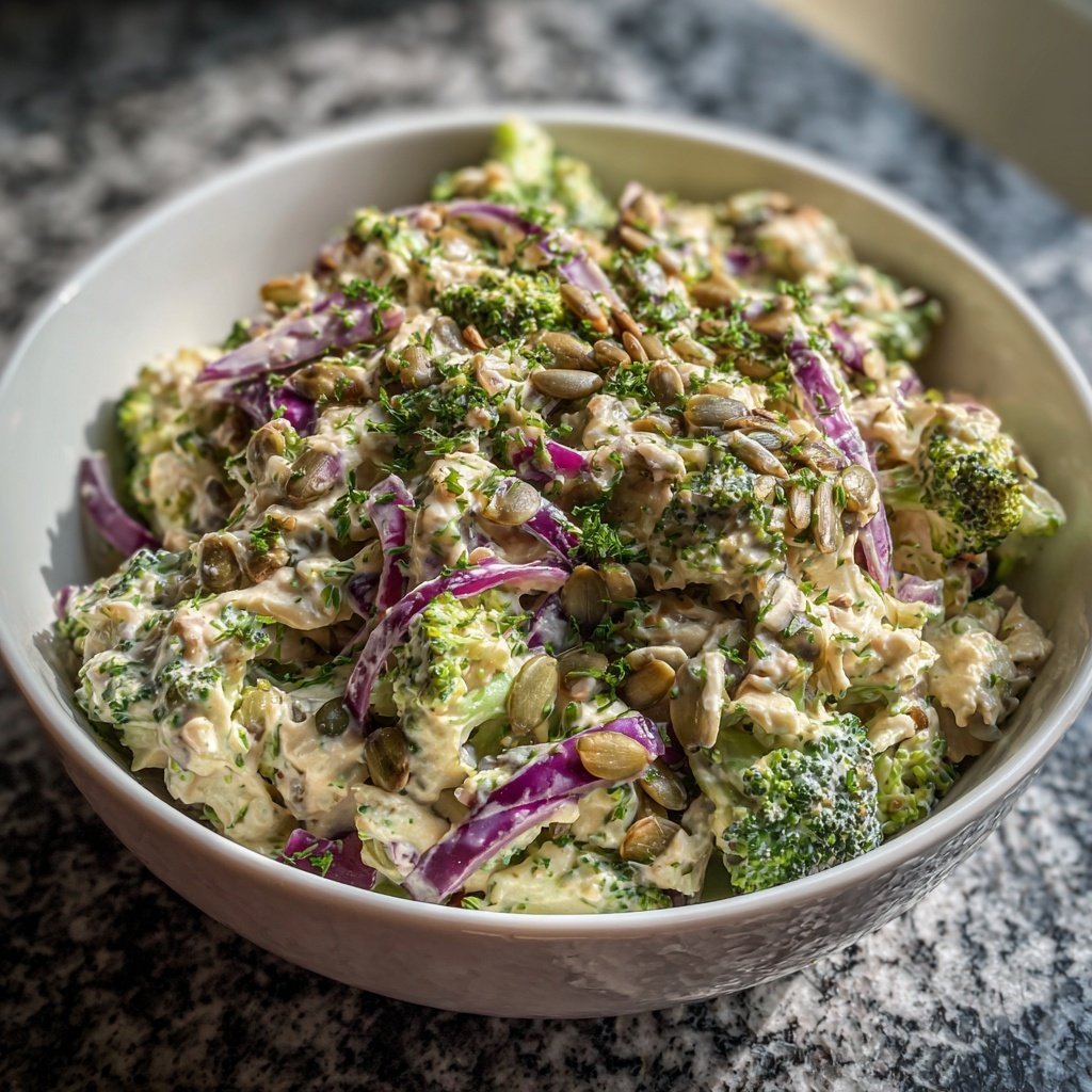 Cremiger Brokkoli-Salat für gesunde Genießer