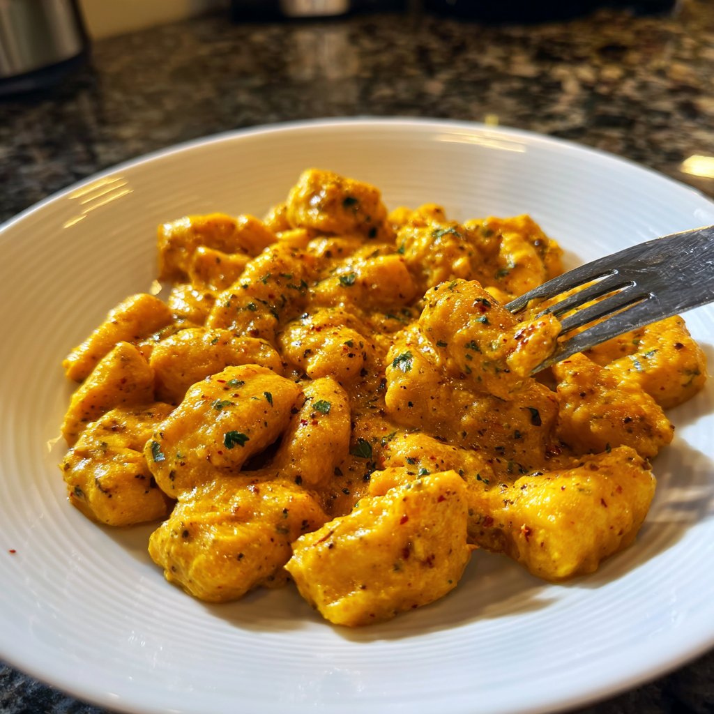 Gnocchi mit Kürbiscreme