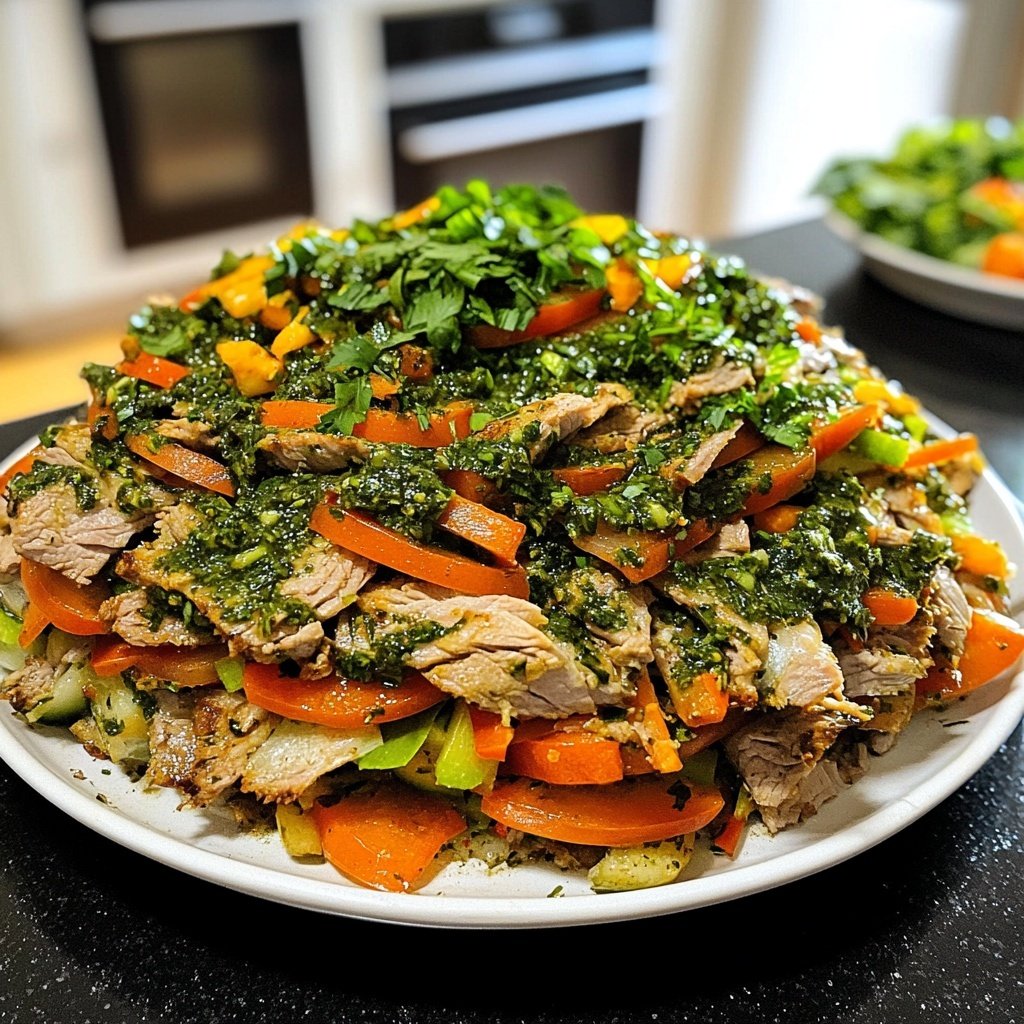 Döner mit Kräutersauce