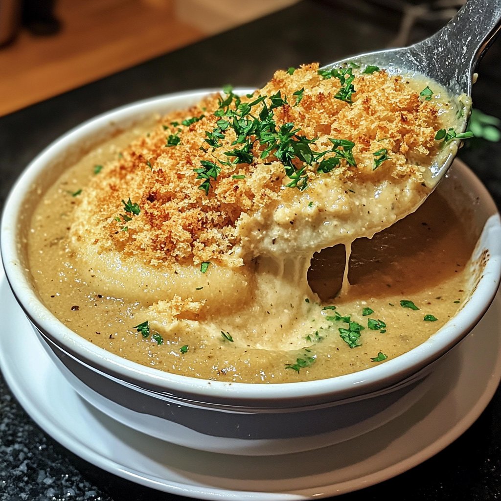 Einfache Blumenkohlsuppe aus dem Ofen